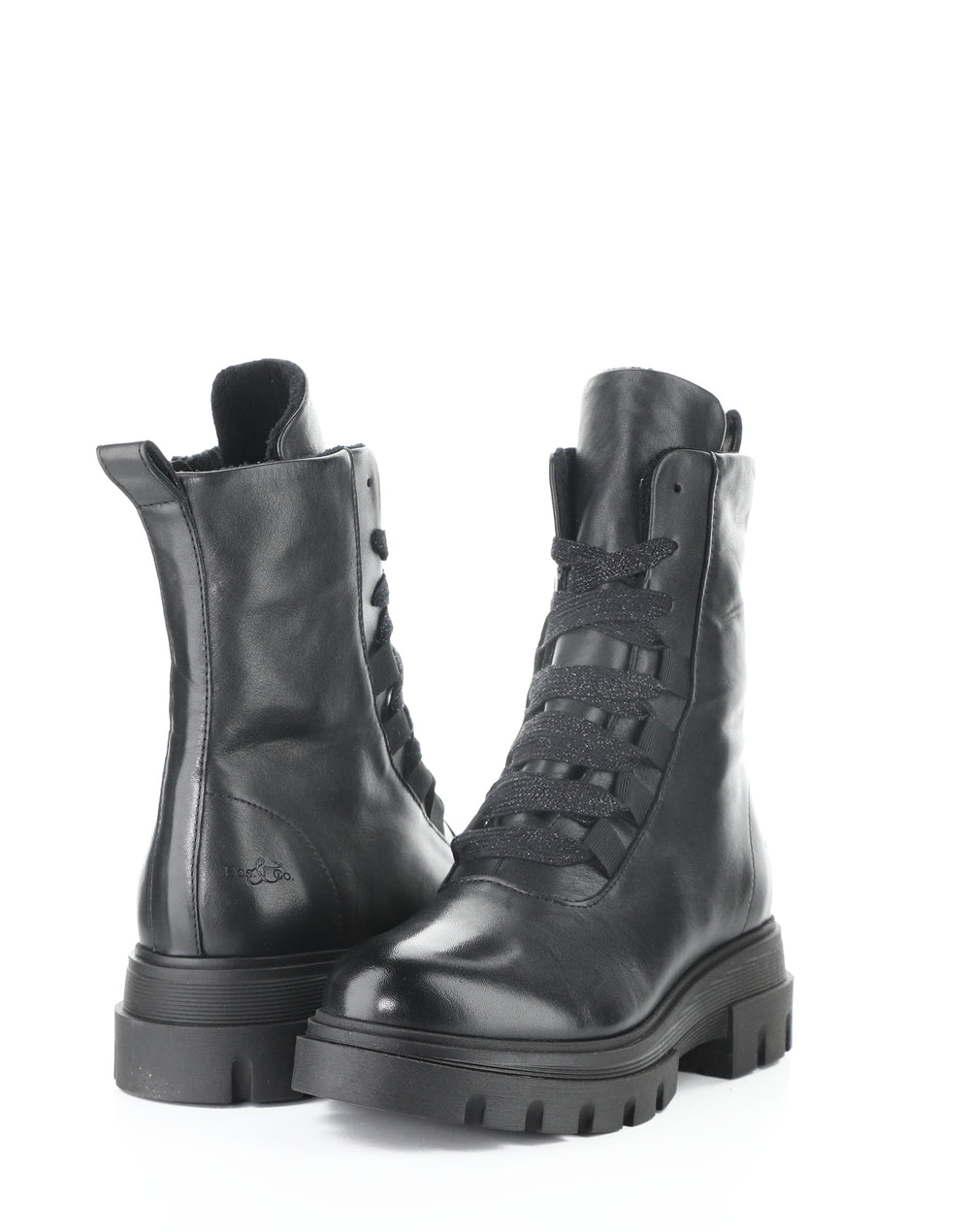 Foster Black Feel Leather