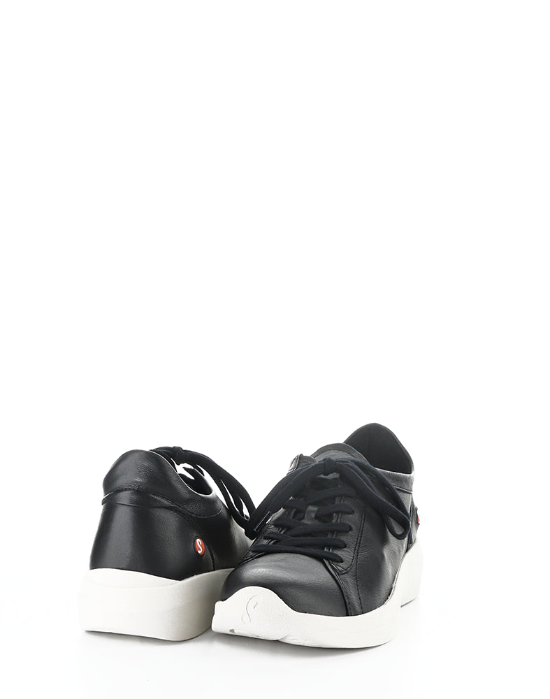 Gaji778Sof 001 Black/White Smooth Leather