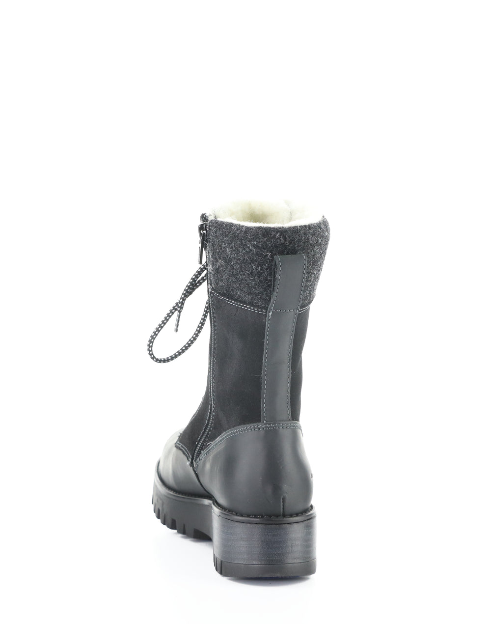 Genus Prima Black Saddle/Suede/Tweed