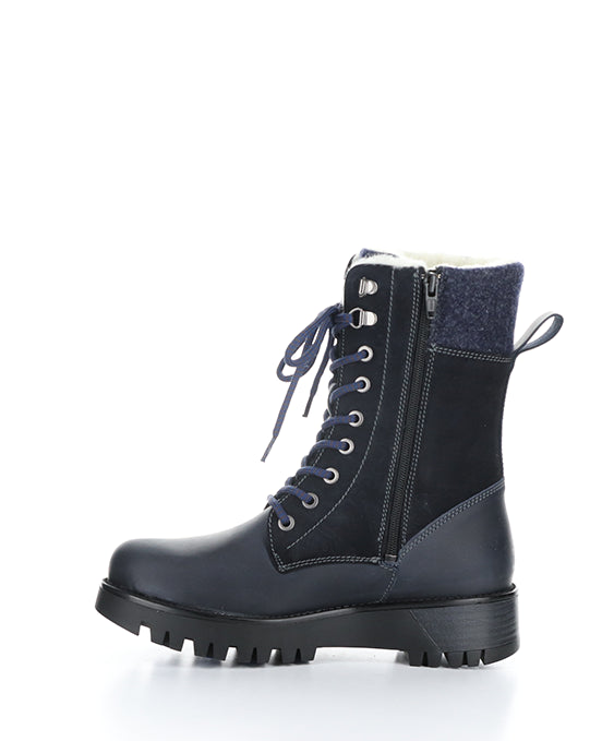 Genus Prima Navy Saddle/Suede/Tweed