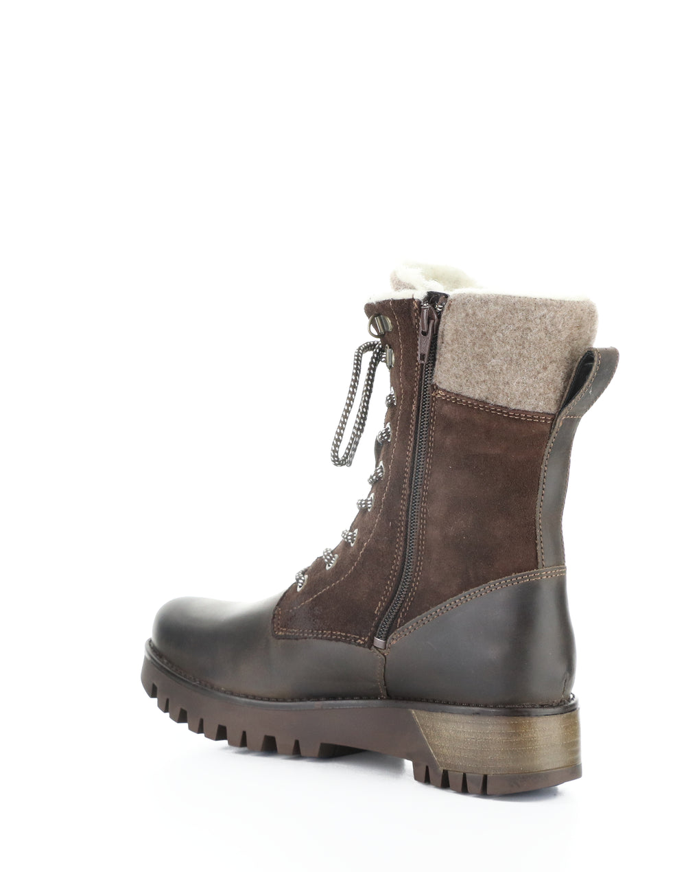 Genus Prima Dk Brown/Coffee/Bark Saddle/Suede/Tweed