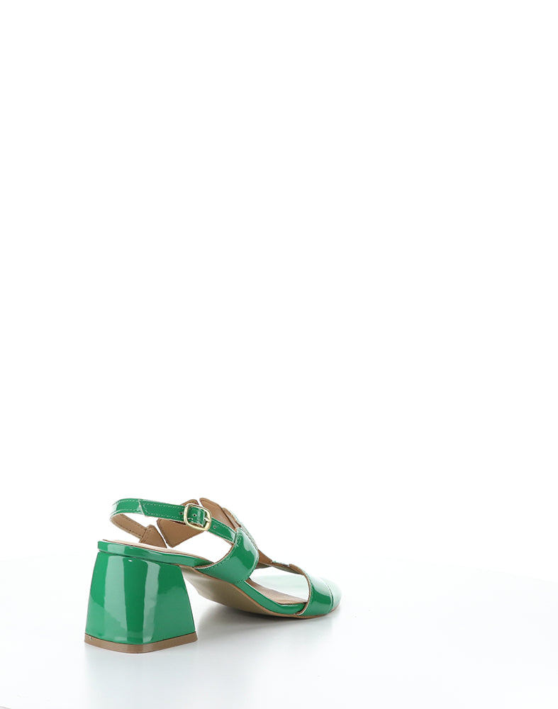 GLOW EMERALD PATENT PU