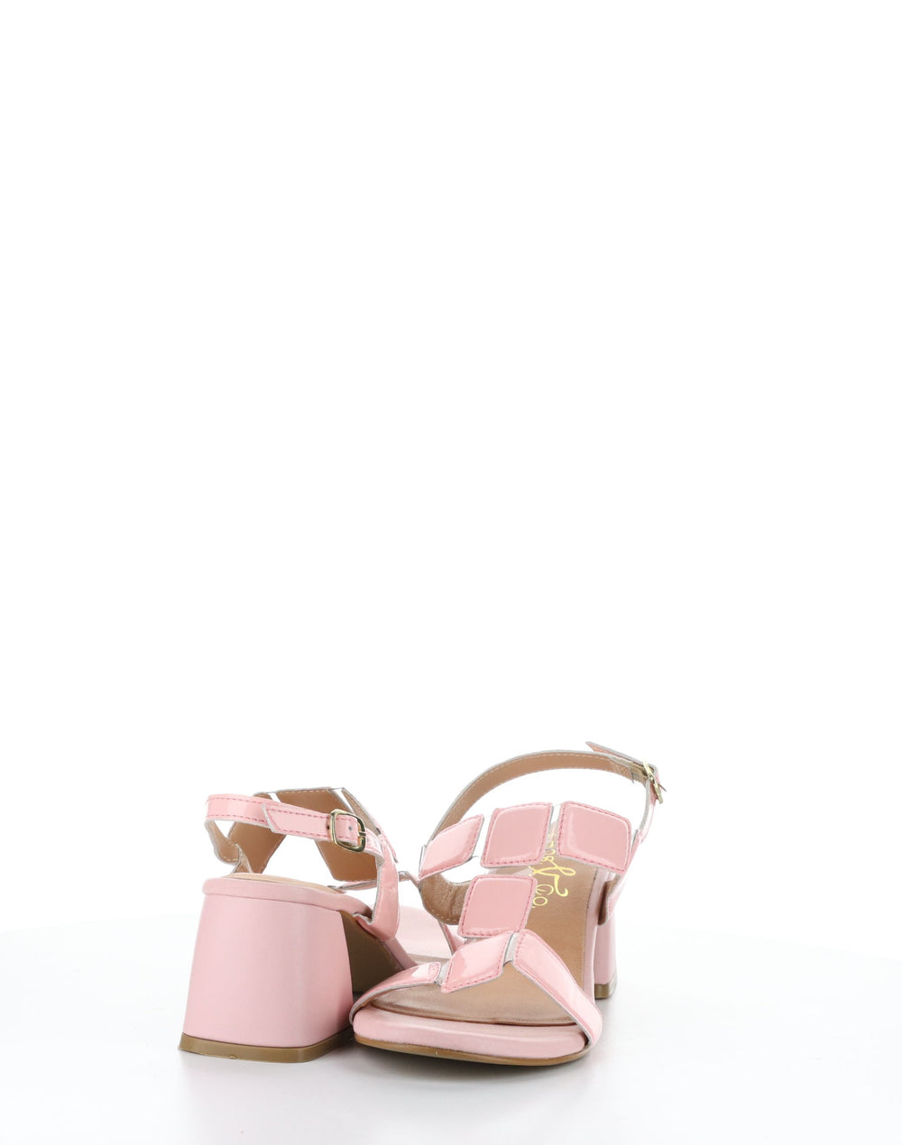 GLOW PINK Buckle Sandals