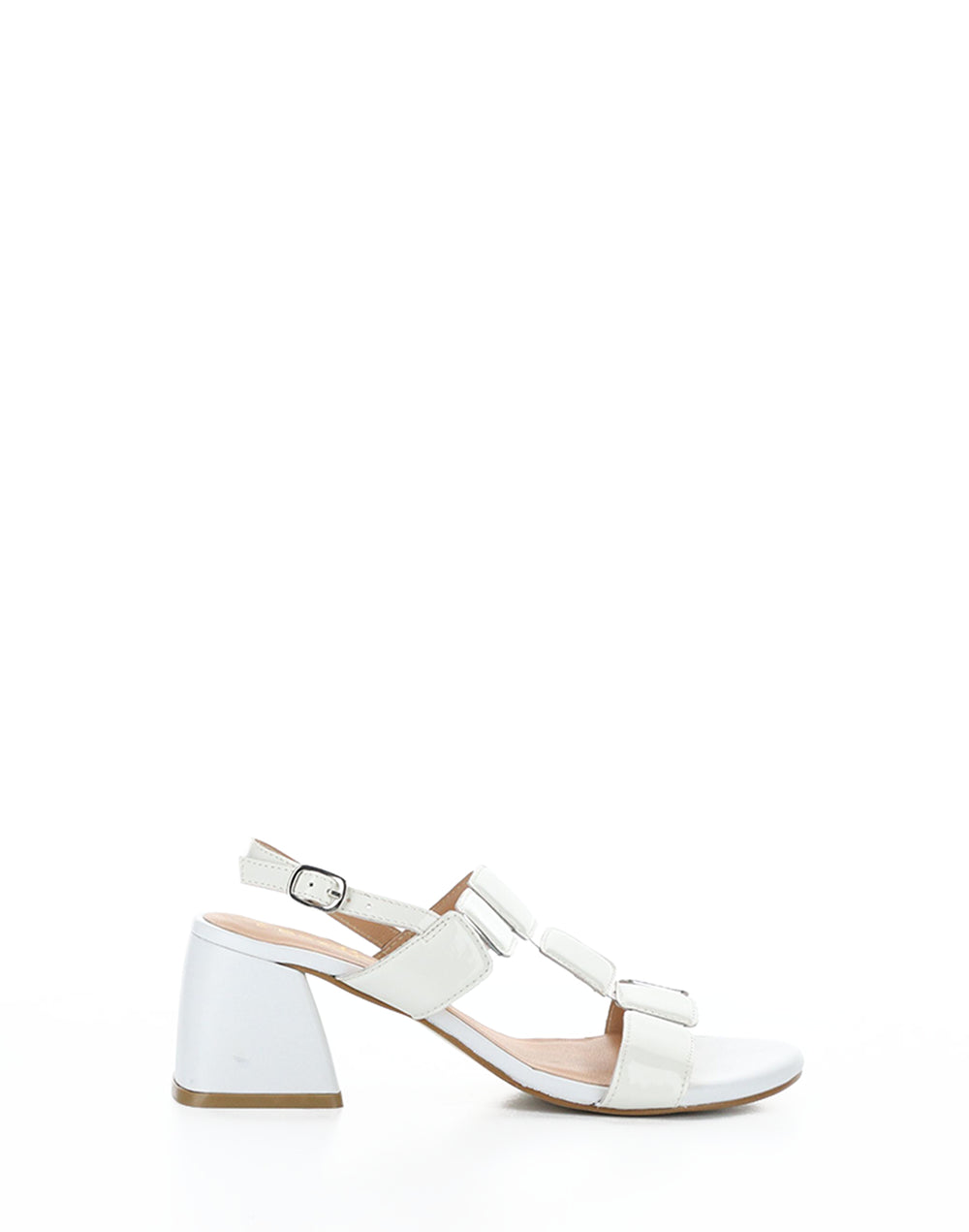Glow White Patent Pu