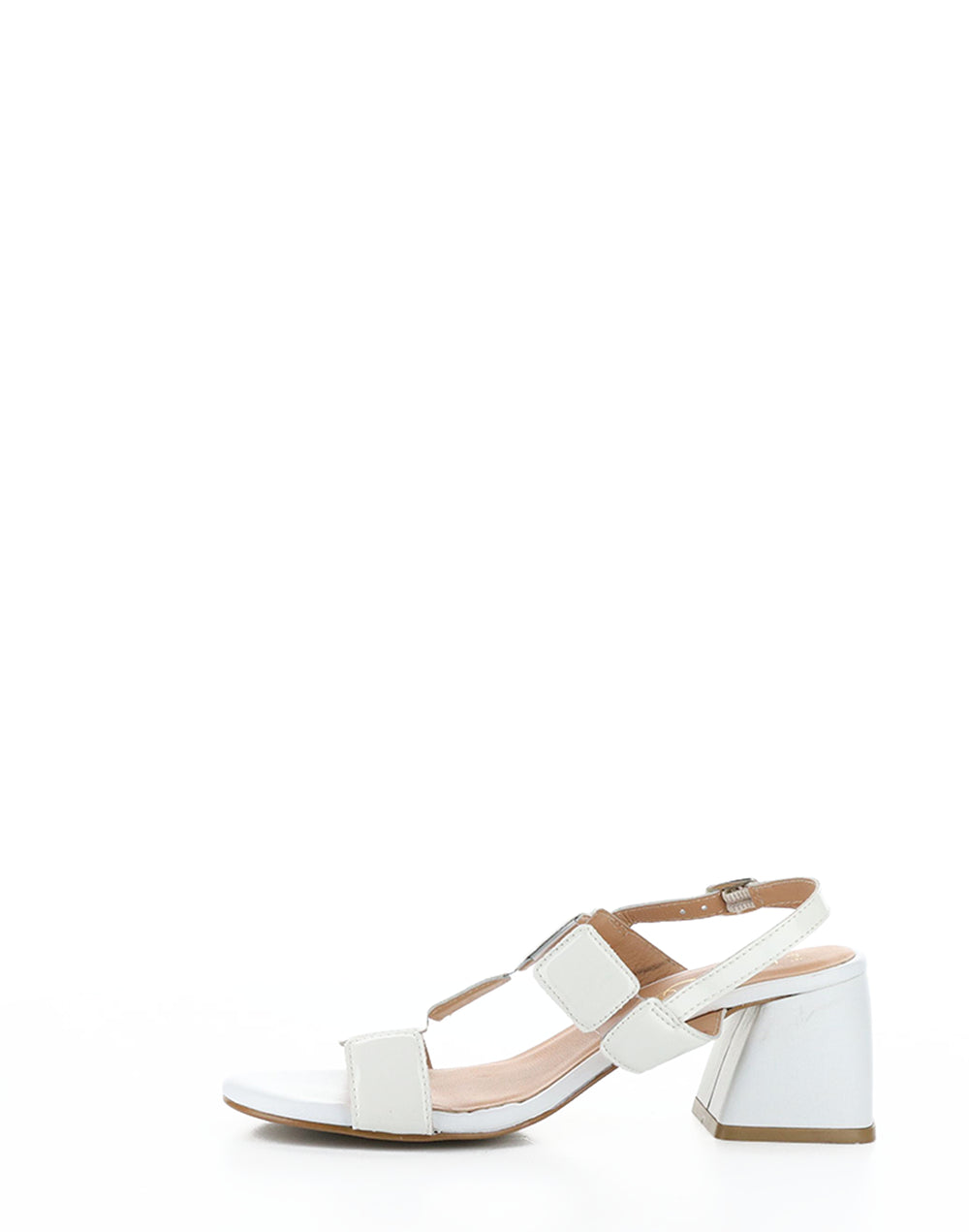 Glow White Patent Pu