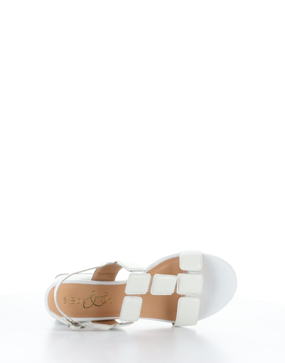 GLOW WHITE Buckle Sandals