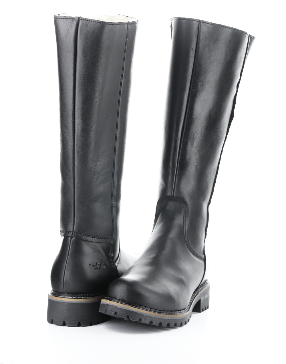 Hudson Black Feel Leather