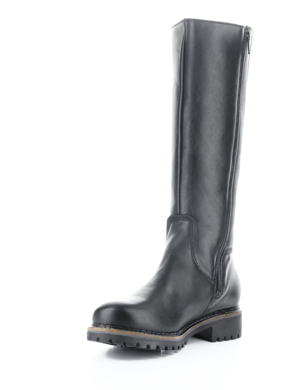Hudson Black Feel Leather