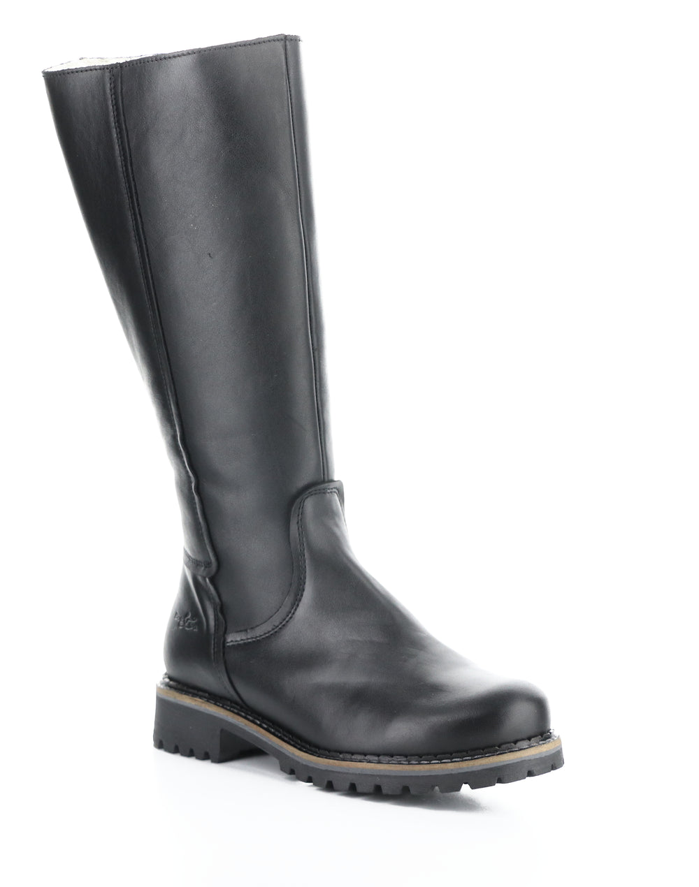 Hudson Black Feel Leather