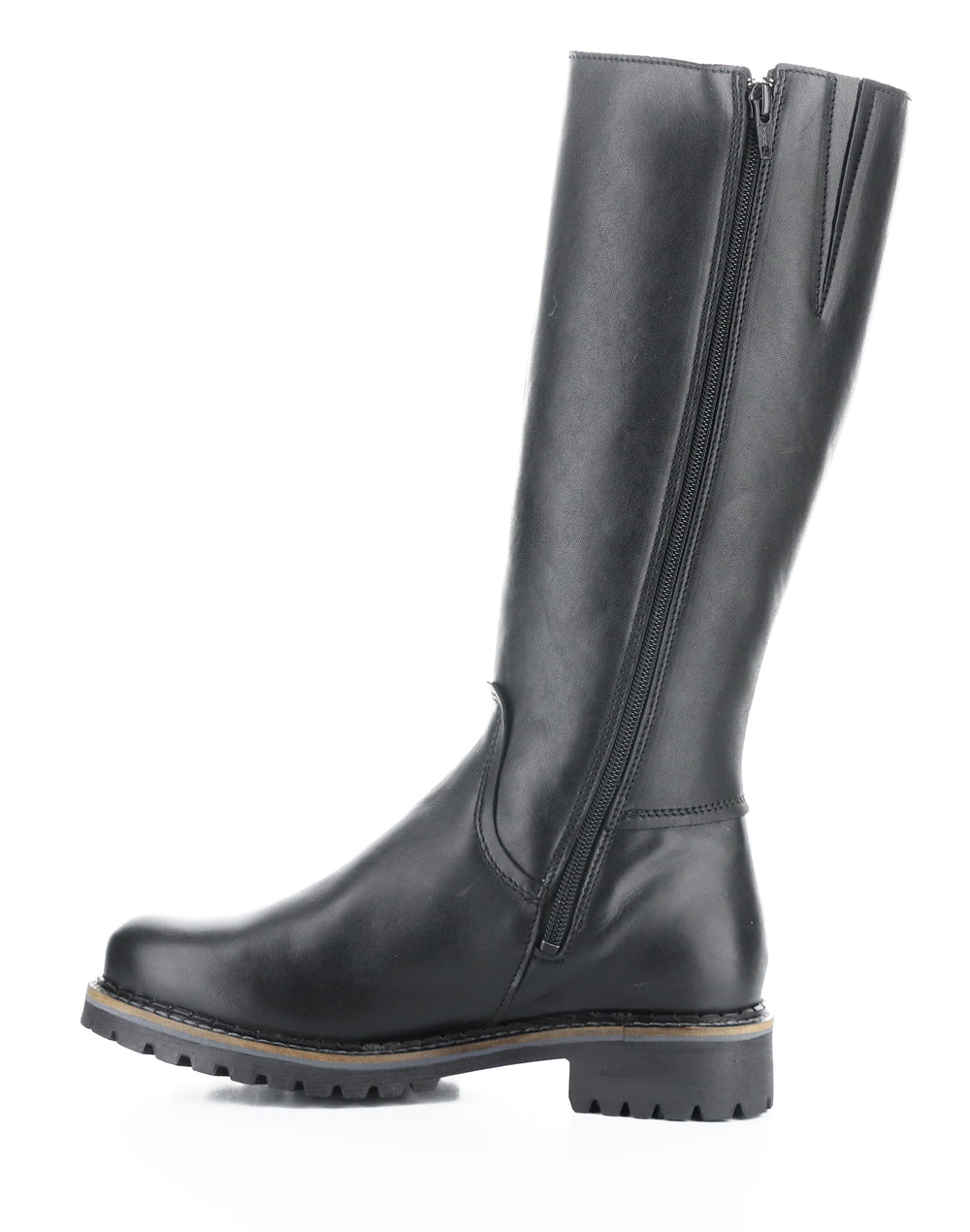 Hudson Black Feel Leather