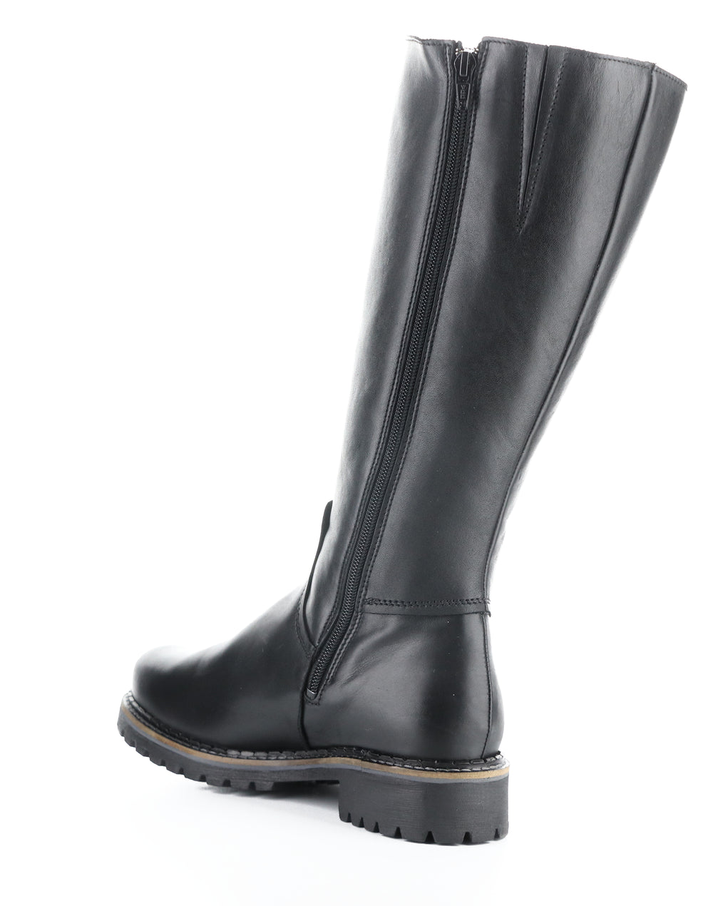 Hudson Black Feel Leather