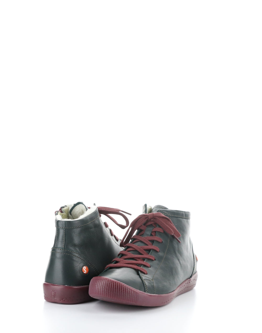 IBBI653SOFW FOREST GREEN/DK RED Hi-Top Shoes