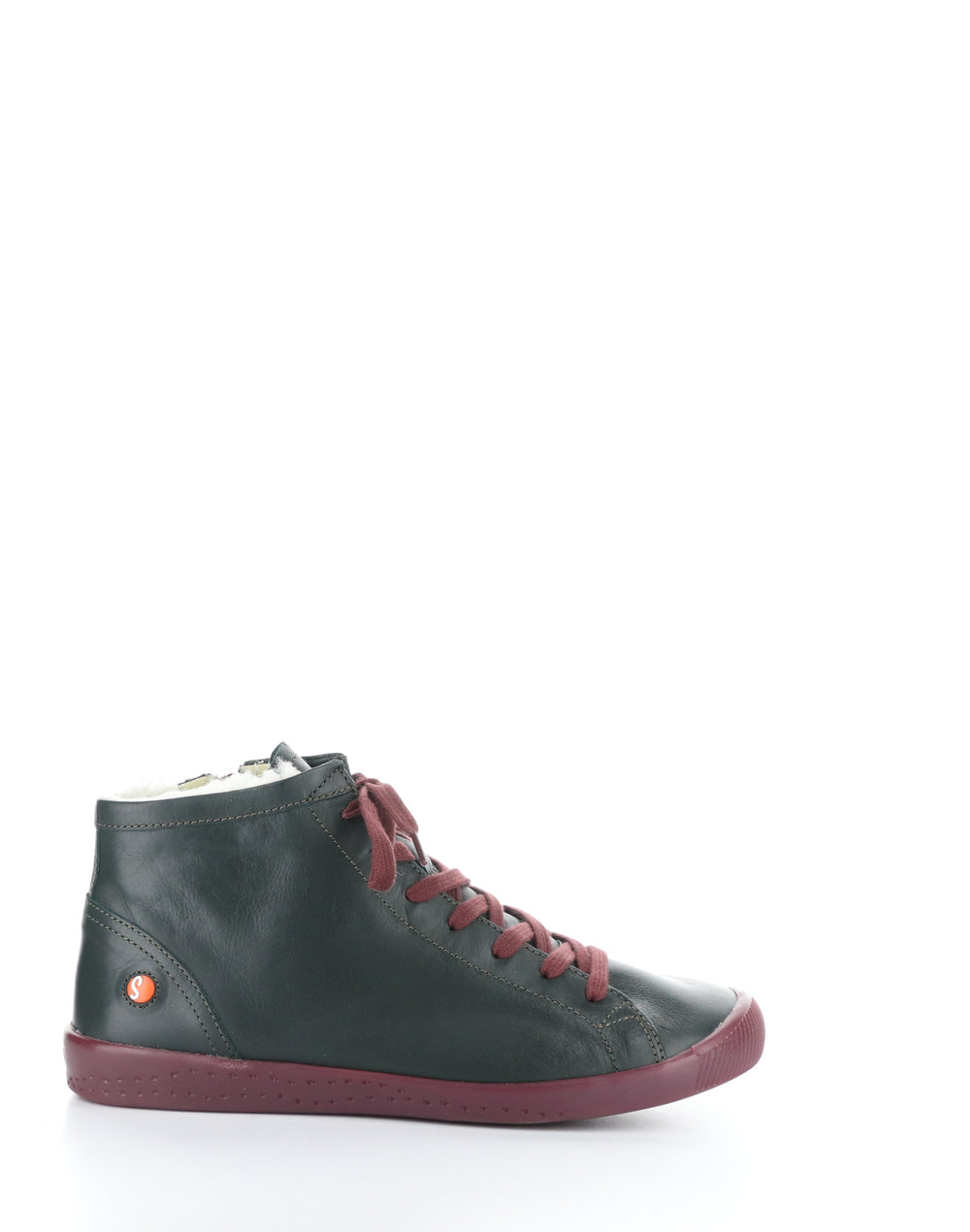 IBBI653SOFW FOREST GREEN/DK RED Hi-Top Shoes