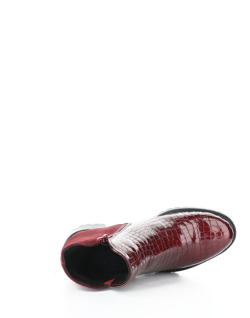 Inara Red/Sangria Crocco Print/Suede