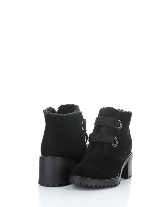 Index Black Suede/Mini Sherpa