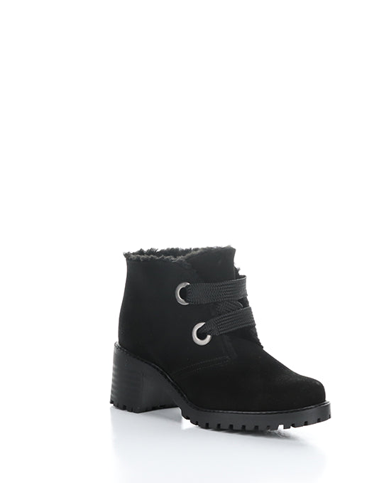 Index Black Suede/Mini Sherpa