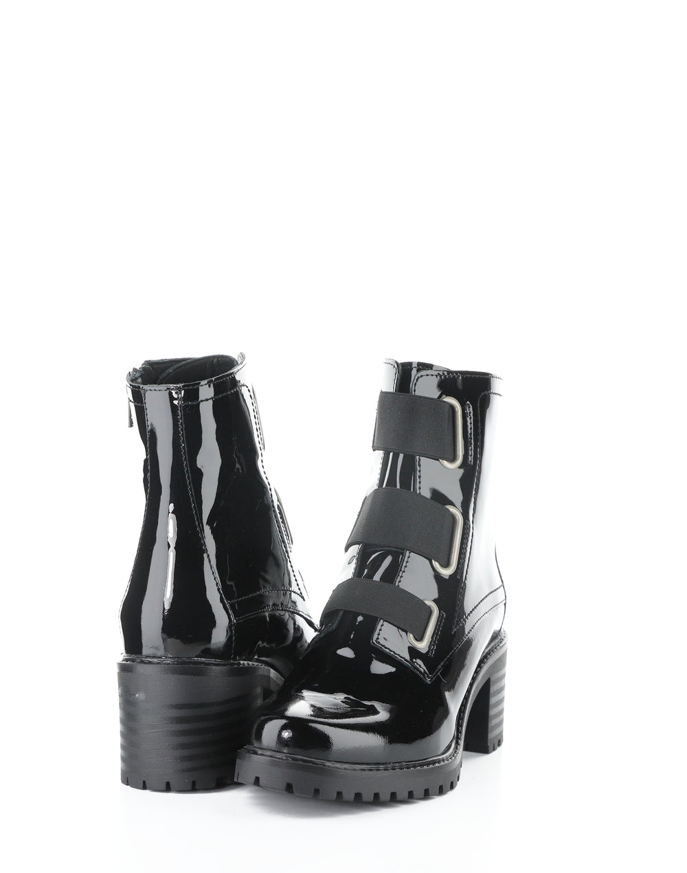 Indie Black Patent/Elastic