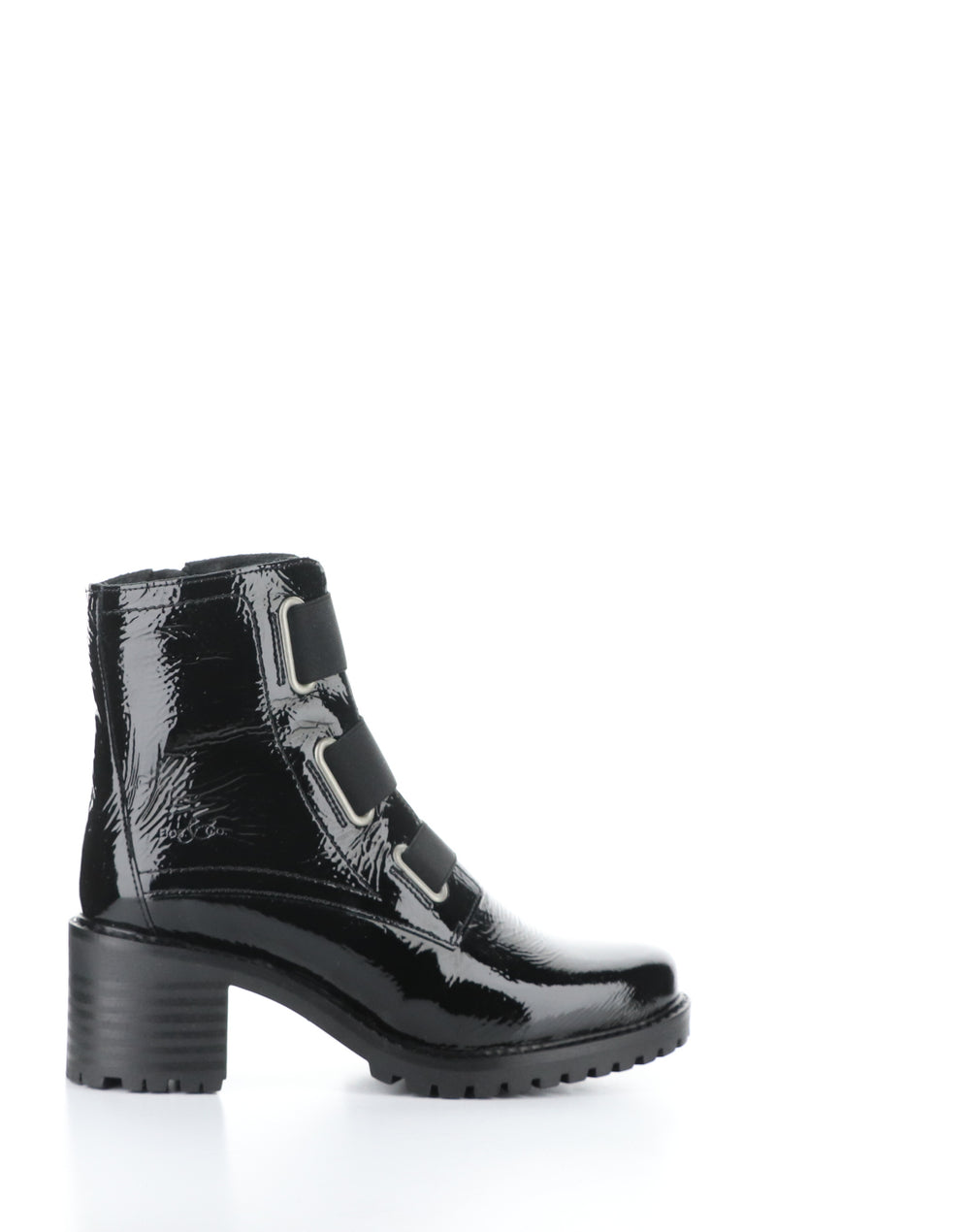 INDIE Patent Black Elasticated Boots