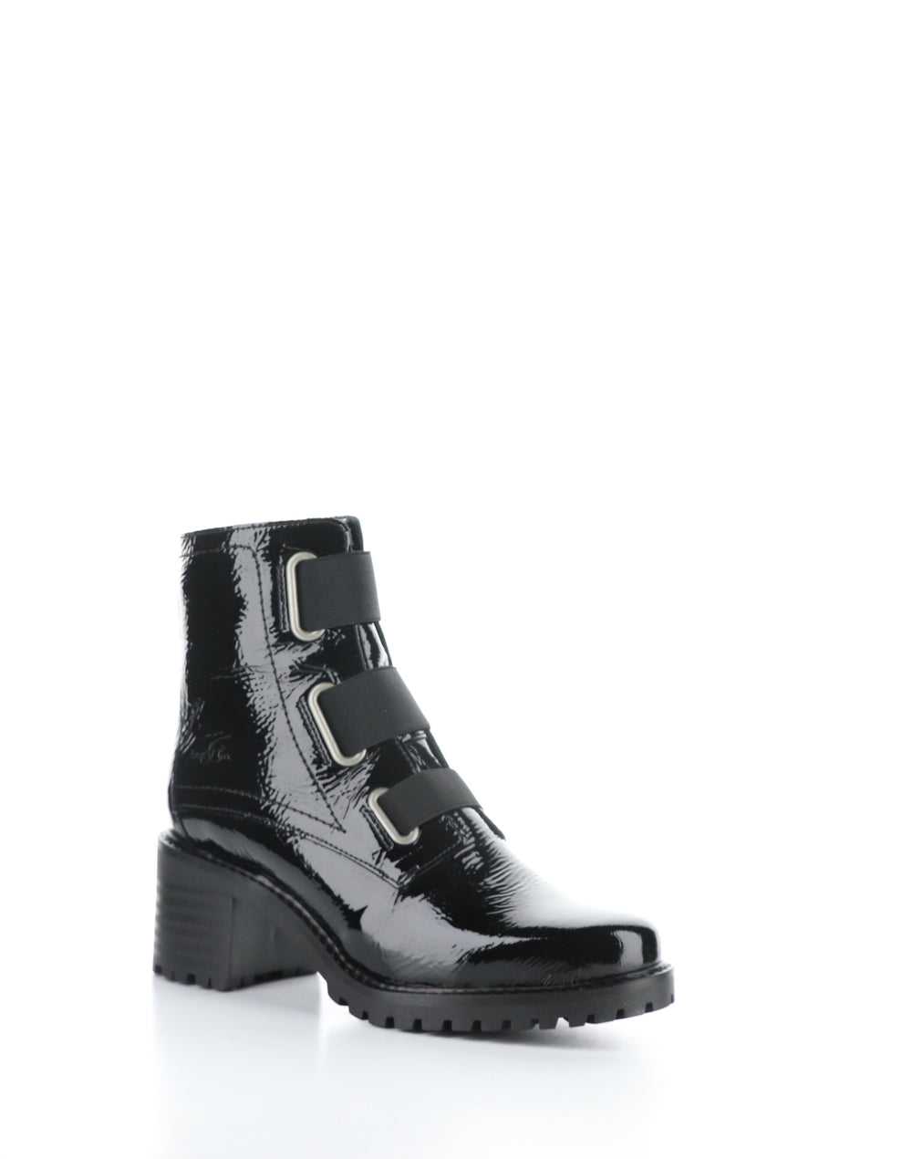 INDIE Patent Black Elasticated Boots