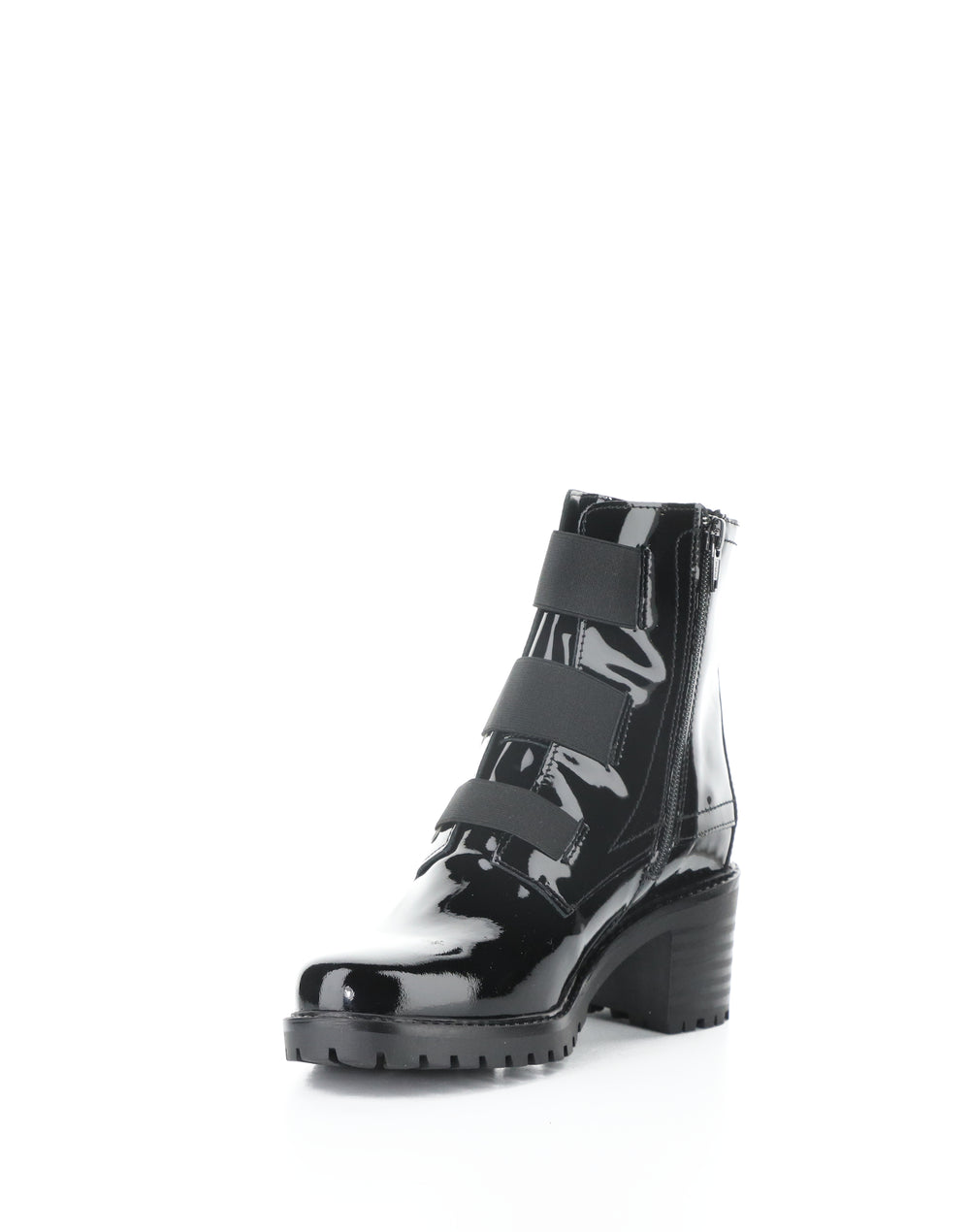 Indie Black Patent/Elastic