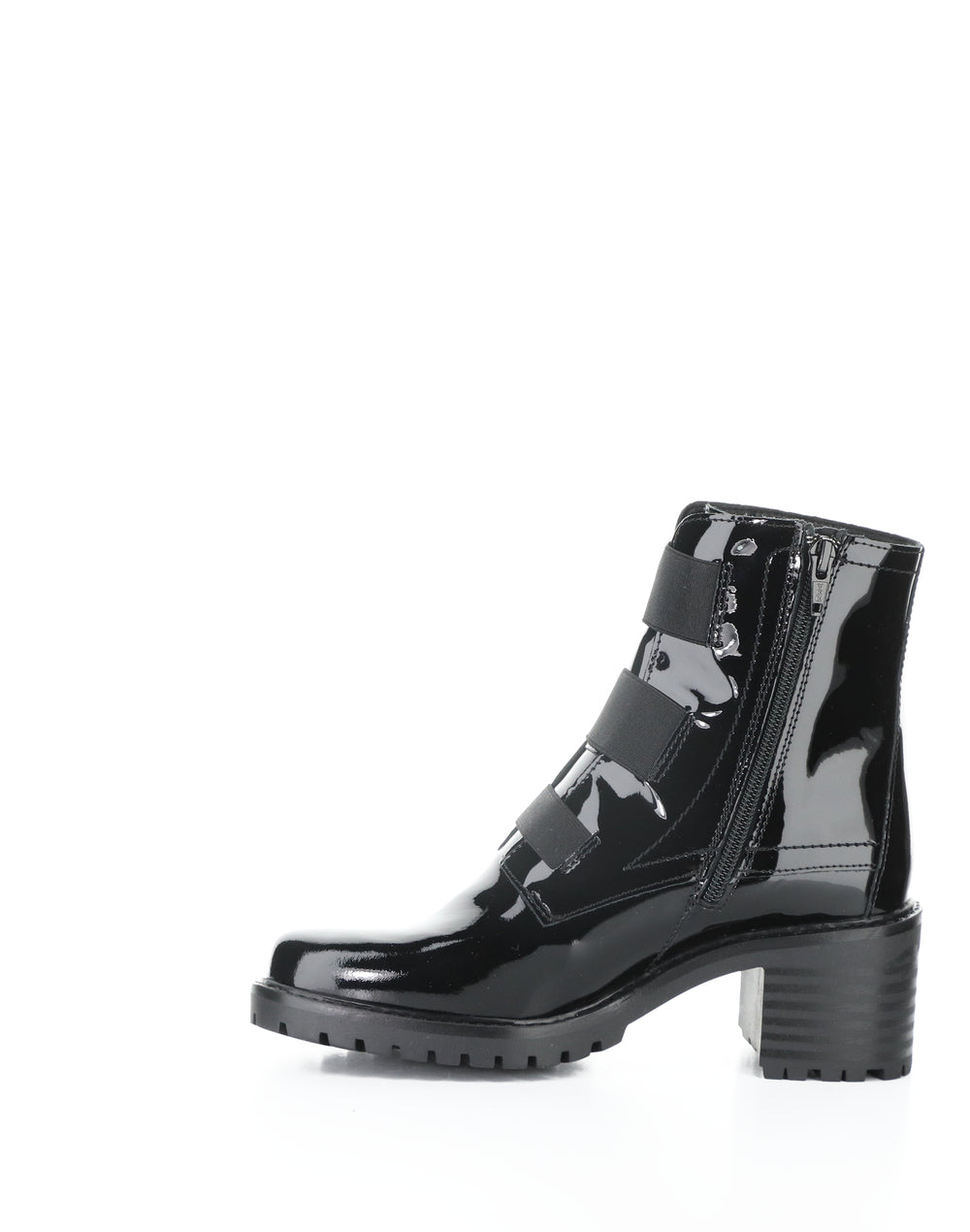 Indie Black Patent/Elastic