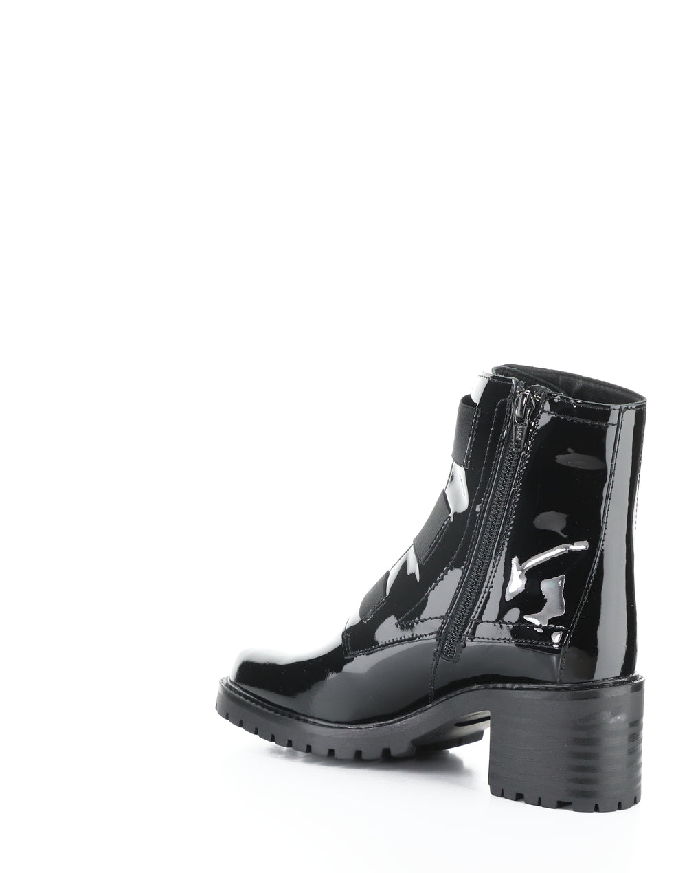 Indie Black Patent/Elastic