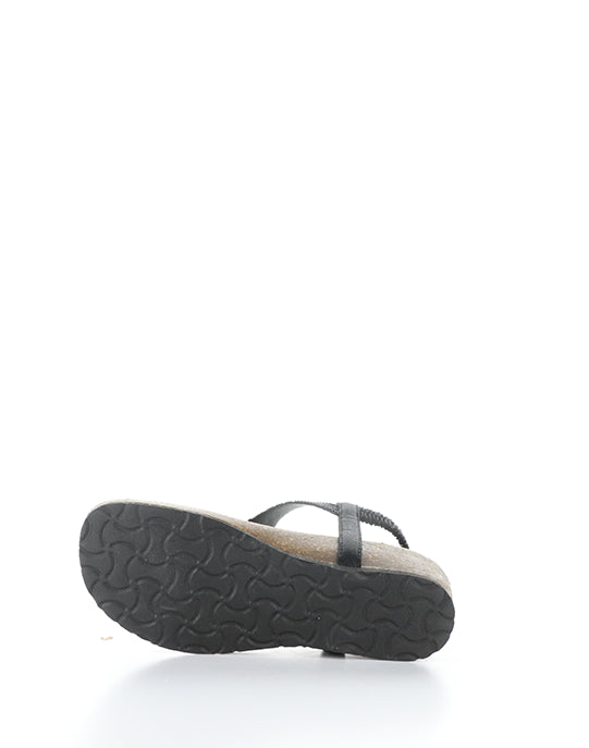 Lila Black Beaded Laminato