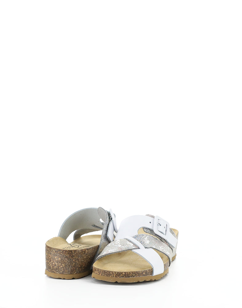 Lina White Nappa/Sienna