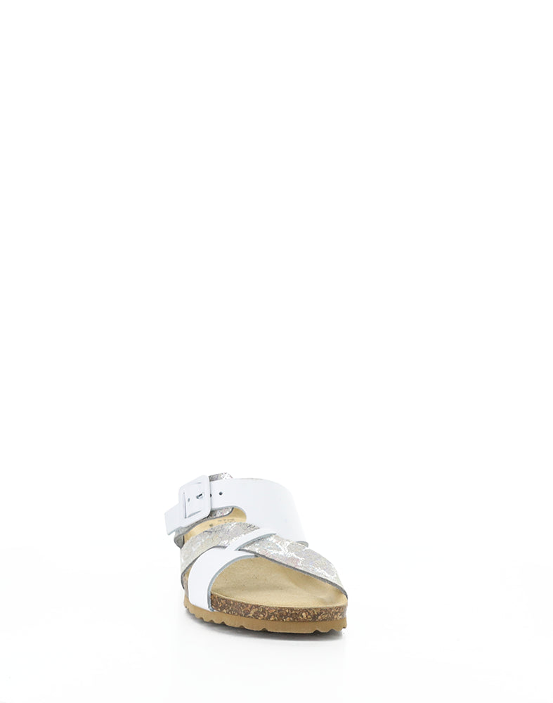 Lina White Nappa/Sienna