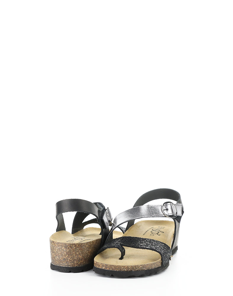 Luissa Black/Silver Nubuck/Laminato/Speed