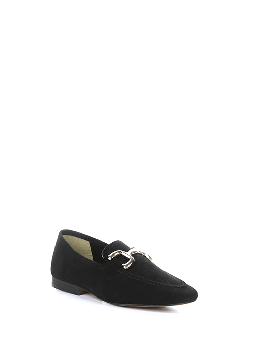 Macie Black Kid Suede