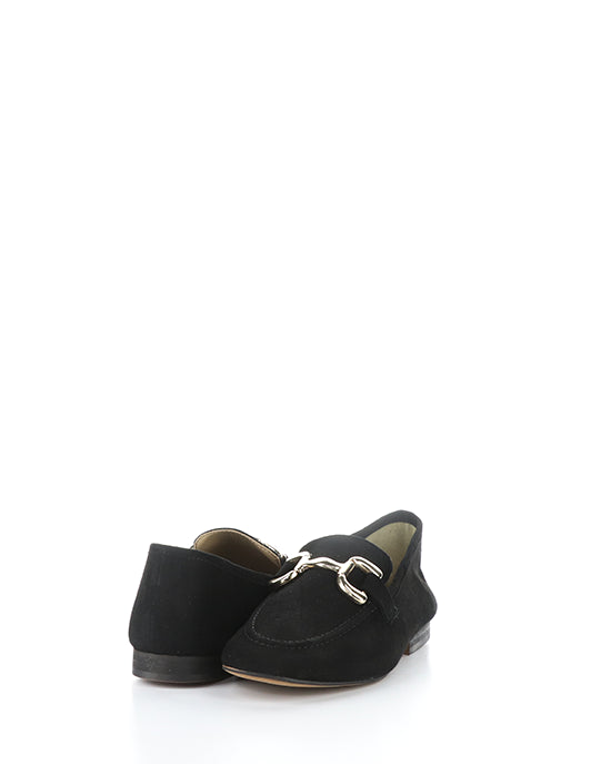 Macie Black Kid Suede