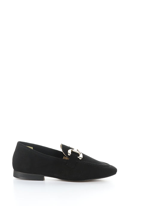 Macie Black Kid Suede