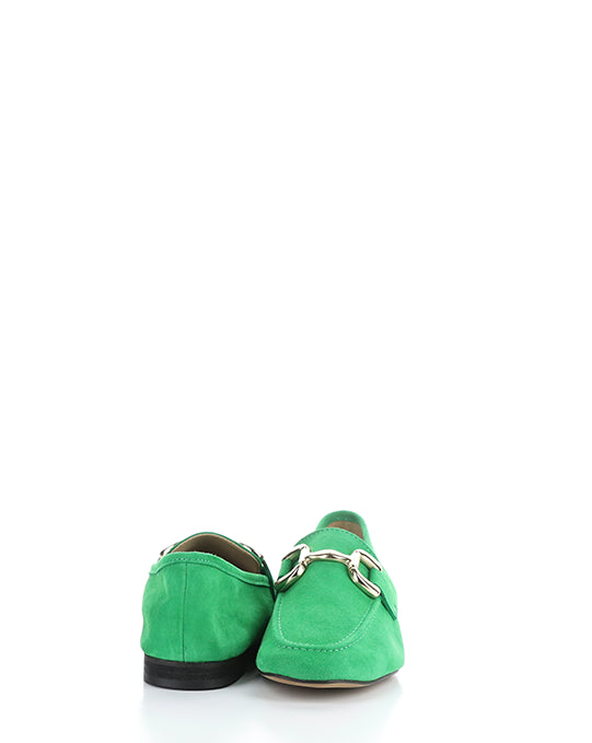 Macie Irish Green Kid Suede