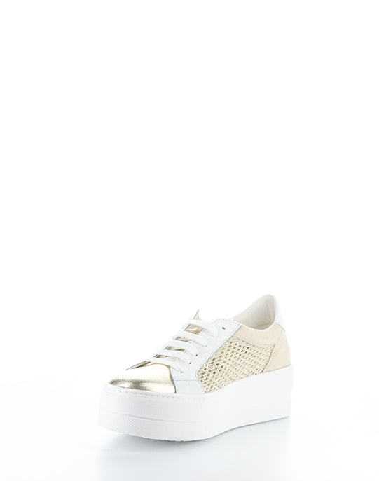 Marlo Gold/White Laminado/Mesh