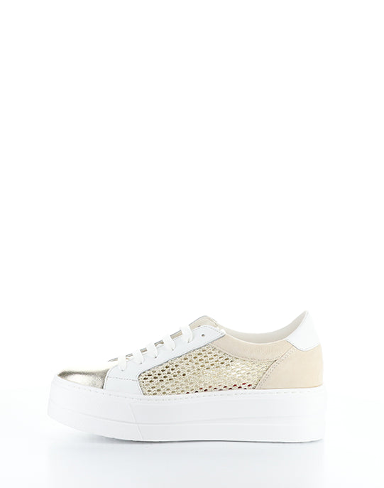 Marlo Gold/White Laminado/Mesh