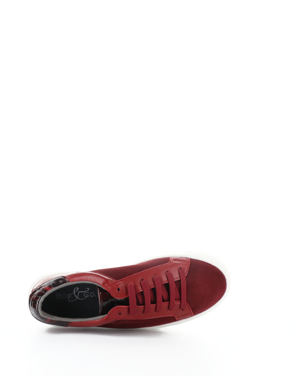 Maude Sangria/Rojo Sangre Suede/Cordero/Charol Fantasy