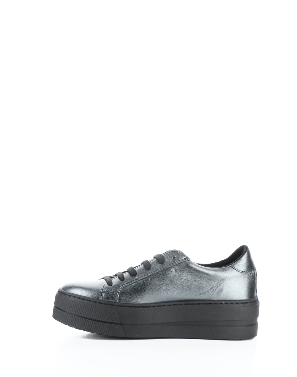 Maya Carbon Metallic Leather