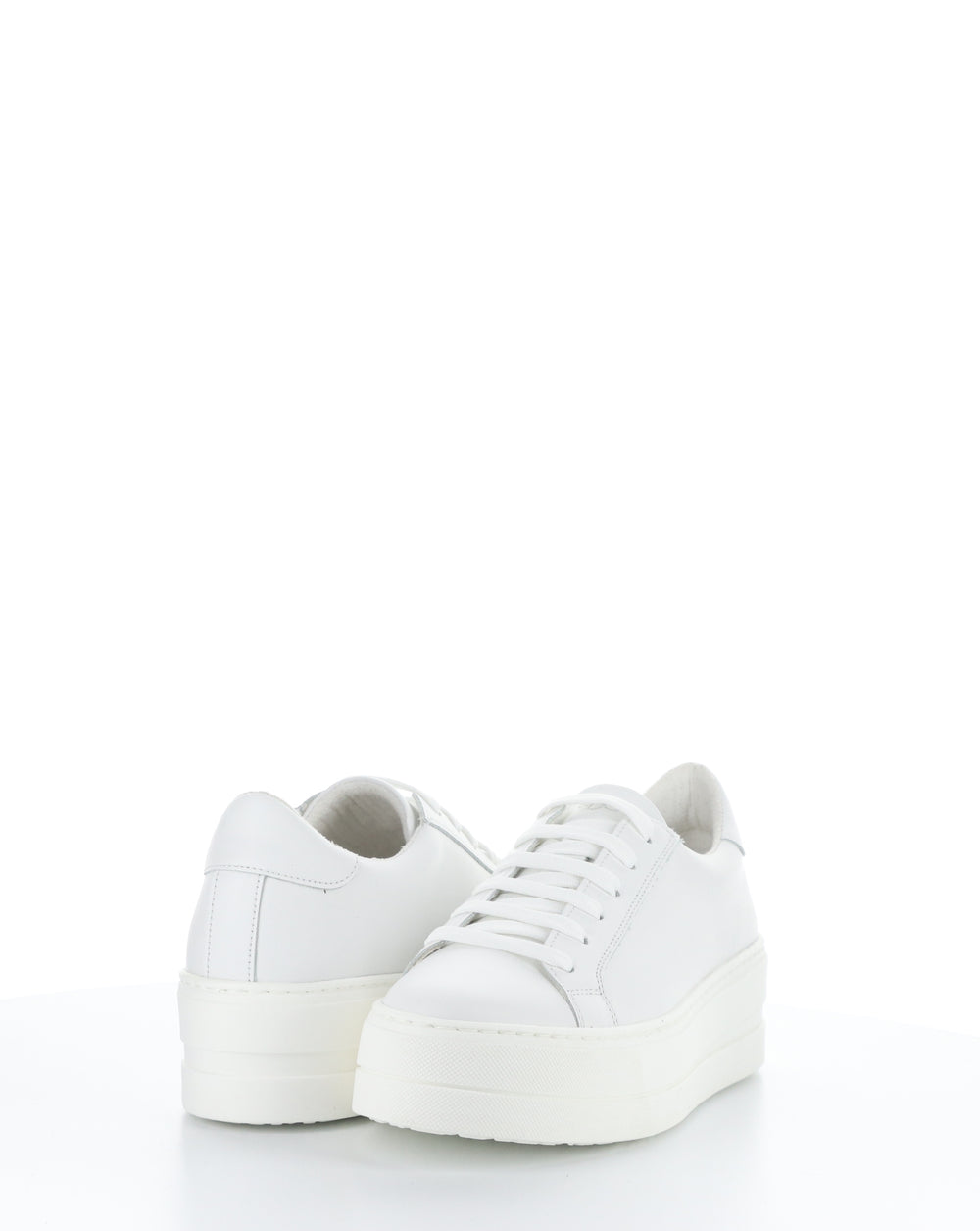 MAYA WHITE Lace-up Shoes