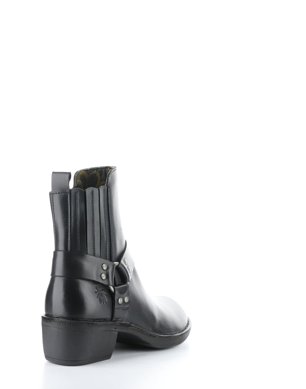 MEBI123FLY BLACK Round Toe Boots