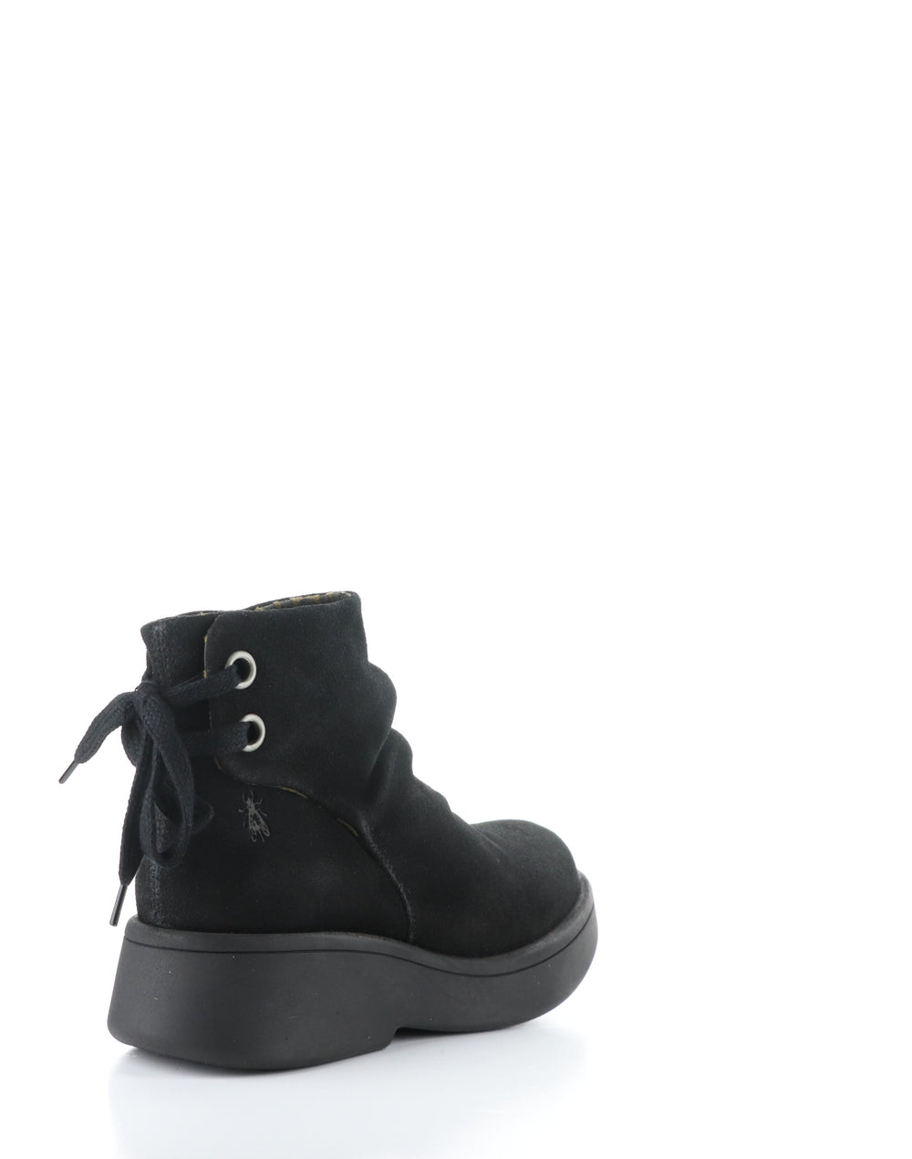 MEBS189FLY BLACK Round Toe Boots