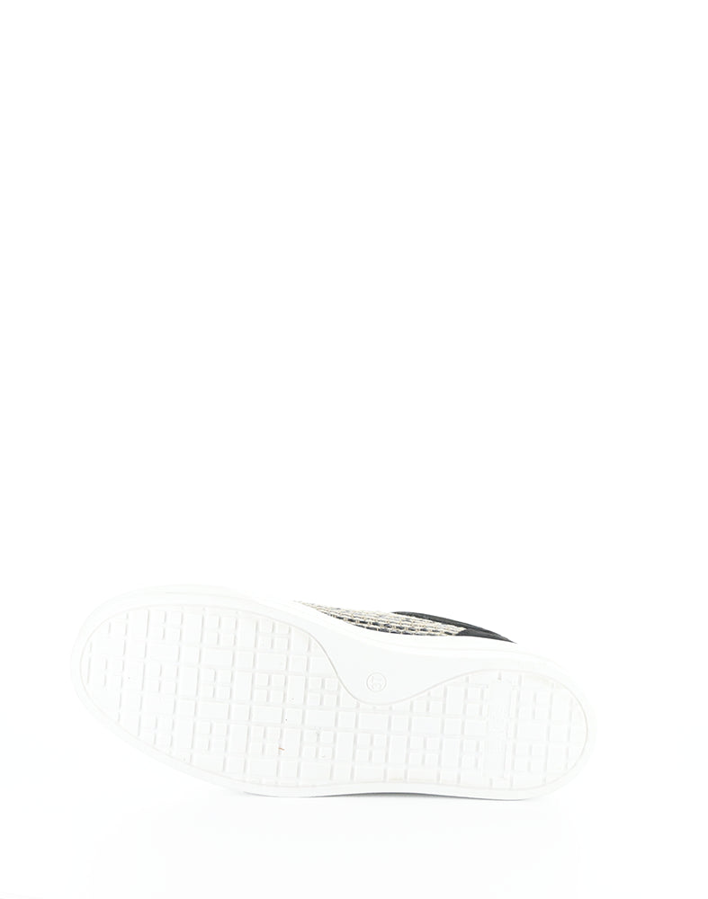 Mera Black Ante Suede/Raffia