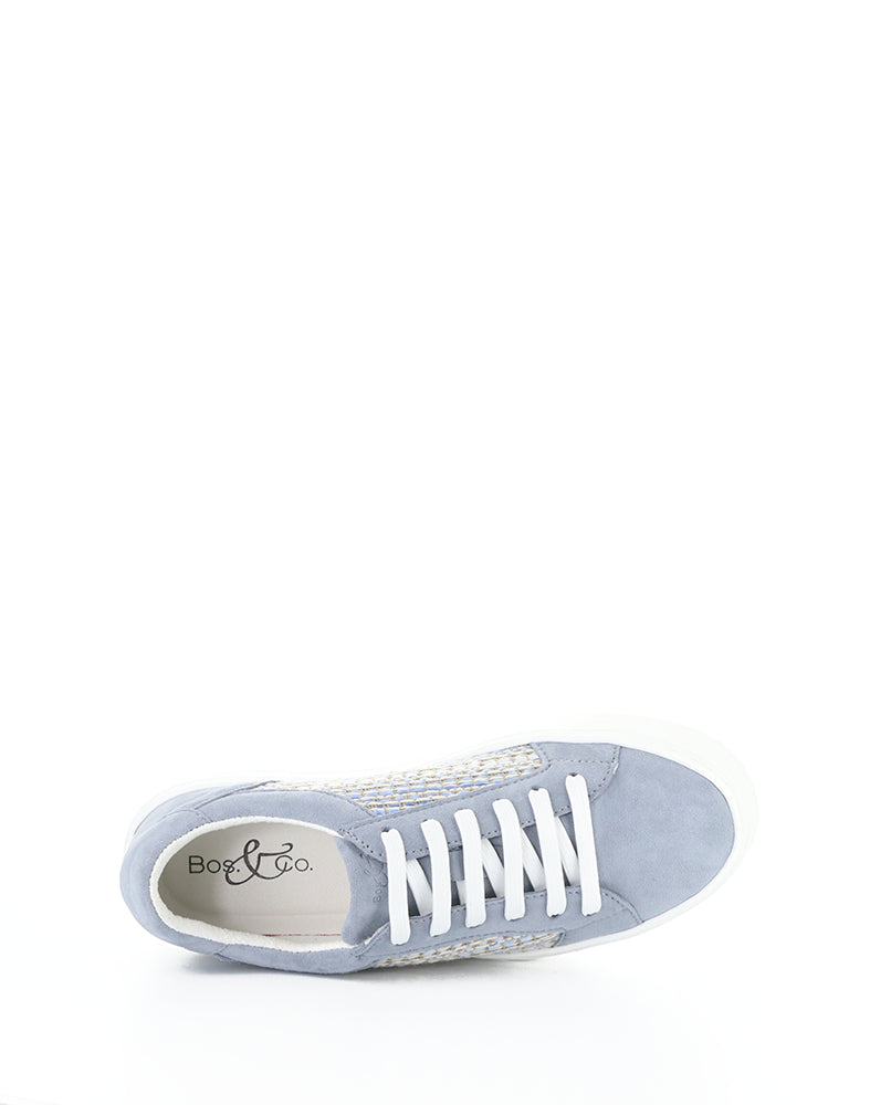 Mera Smoke Ante Suede/Raffia