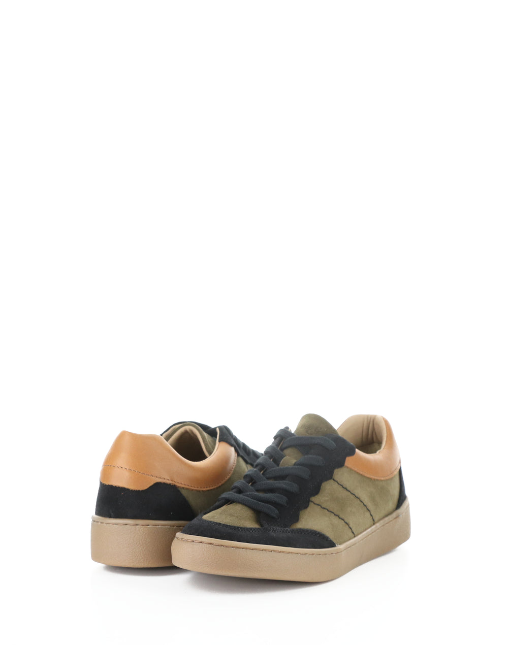 Missy Black/Olive Suede/Patent