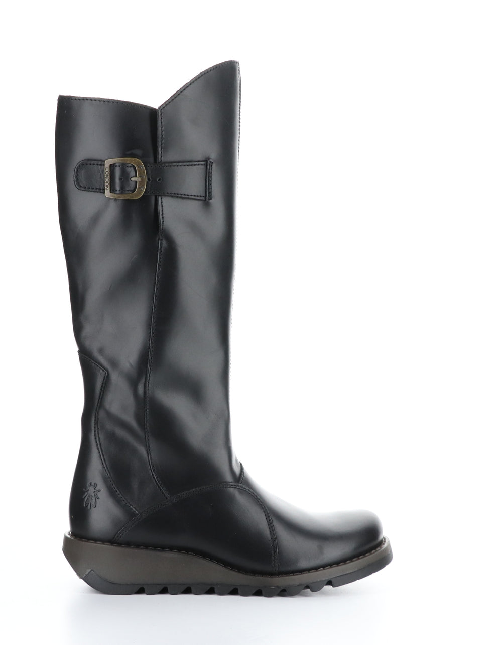 MOL912FLY 005 BLACK Round Toe Boots