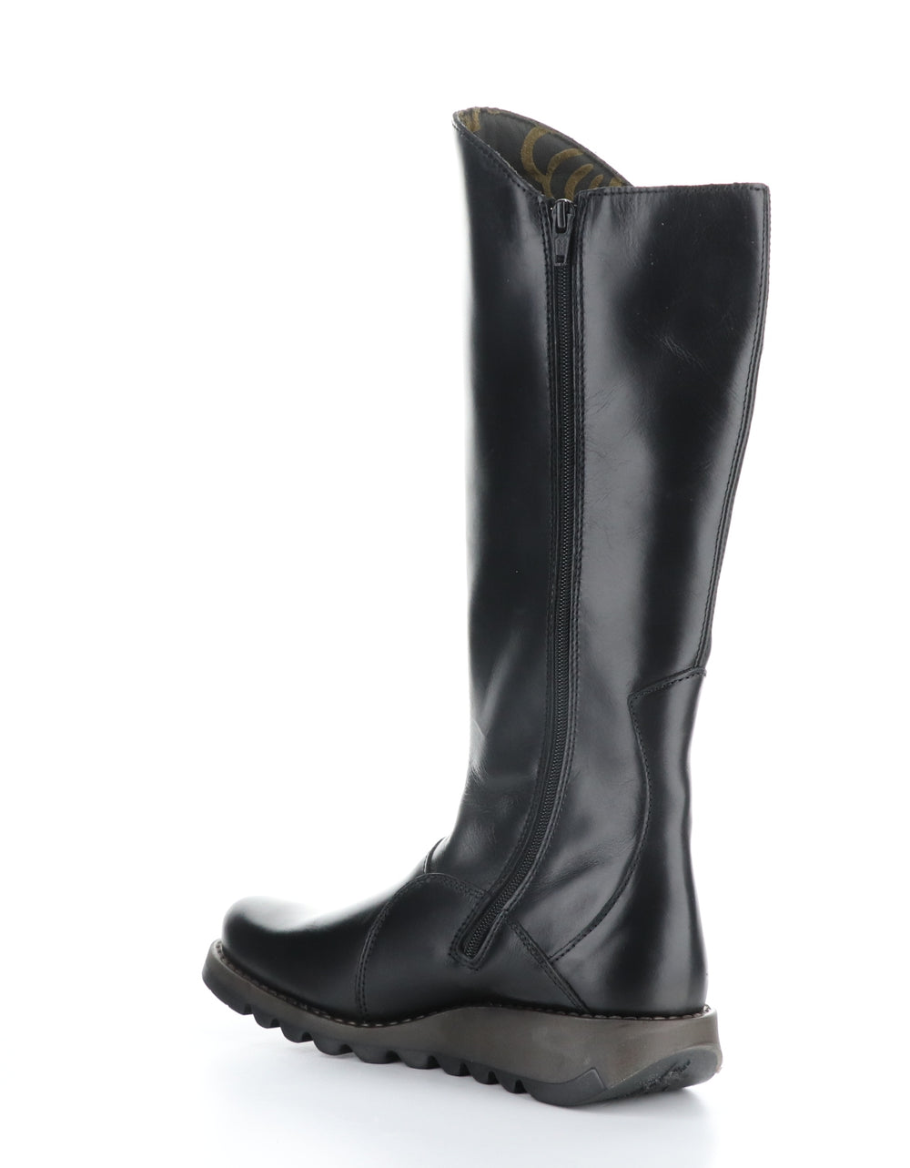 MOL912FLY 005 BLACK Round Toe Boots