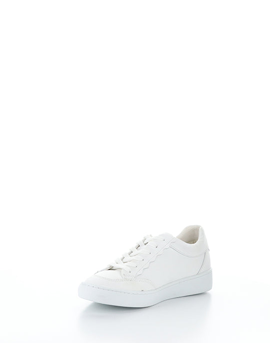 Myra White Verona Leather