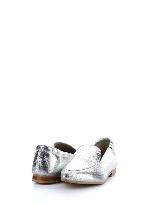 Nikki Silver Crackle Leather