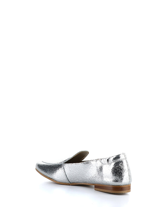 Nikki Silver Crackle Leather