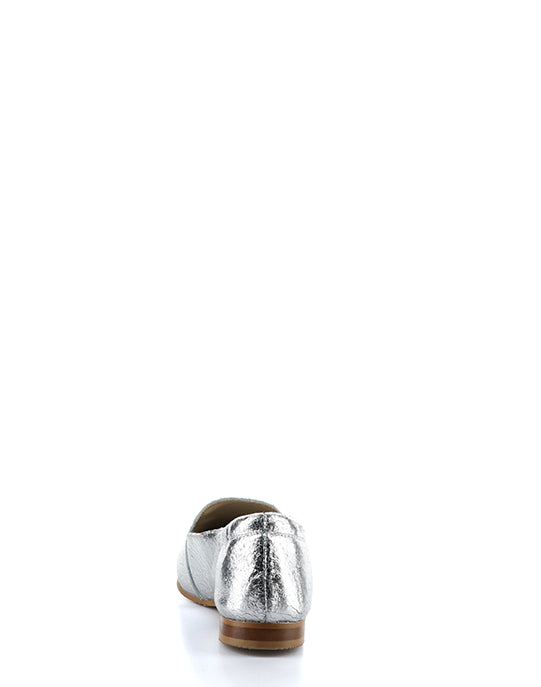 Nikki Silver Crackle Leather